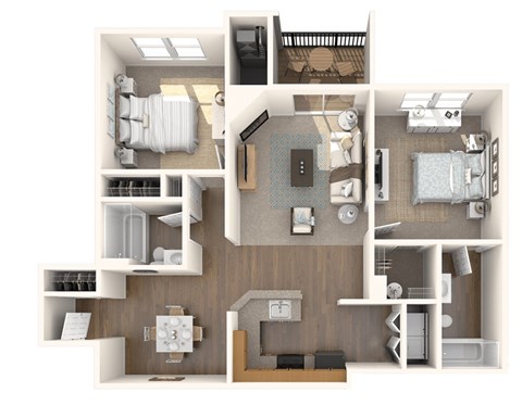 2 bed 2 bath E at Park at Winterset Apartments, Maryland, 21117